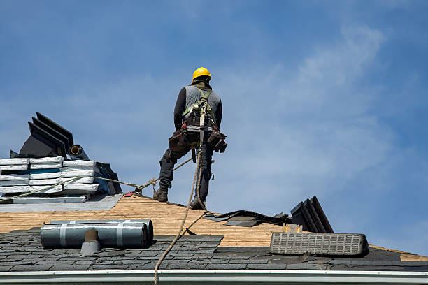 Professional Gutter Installation technician working in North Charleston, SC